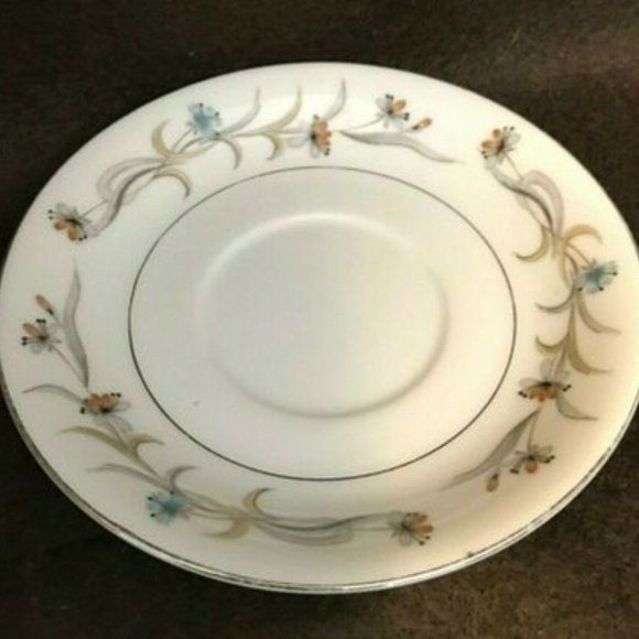 Vintage Cornflower Bread Butter China Plates - Picture 1 of 3